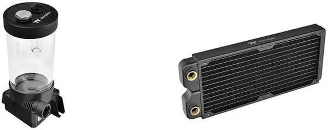 Alt view image 3 of 5 - Thermaltake C240, DDC Res/Pump, 5V Motherboard Sync ARGB, Copper Radiator, Soft Tube, Water Cooling Kit CL-W249-CU12SW-A, LGA 1700 Compatible