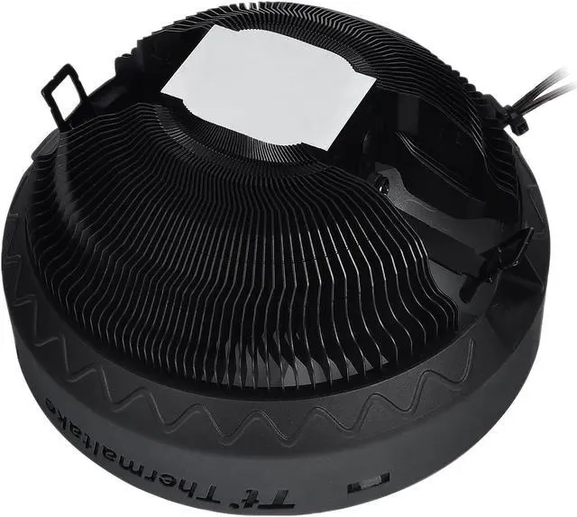 Alt view image 6 of 20 - Thermaltake UX100 5V Motherboard Sync High Airflow Hydraulic Bearing ARGB Lighting CPU Cooler