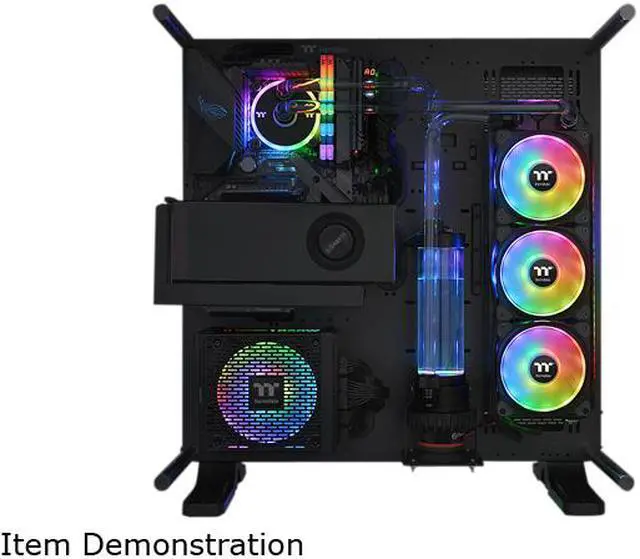Alt view image 4 of 6 - Thermaltake CL360 Max, D5 Res/Pump, RBG Software Enabled (TT RGB Plus/Alexa/Razer Chroma), Copper Radiator, PETG Hard Tube, Water Cooling Kit W259-CU00SW-A, LGA 1700 Compatible