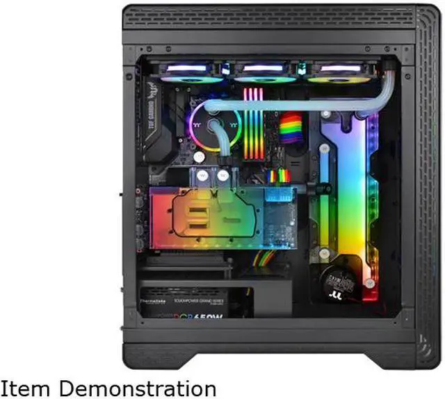 Alt view image 7 of 9 - Thermaltake DP100-D5 Plus, RBG Software Enabled (TT RGB Plus/Alexa/Razer Chroma/5V Motherboard), 250ml, 360mm Rad Supported, 5-Speed D5 Pump Distro Plate Combo CL-W263-PL00SW-A