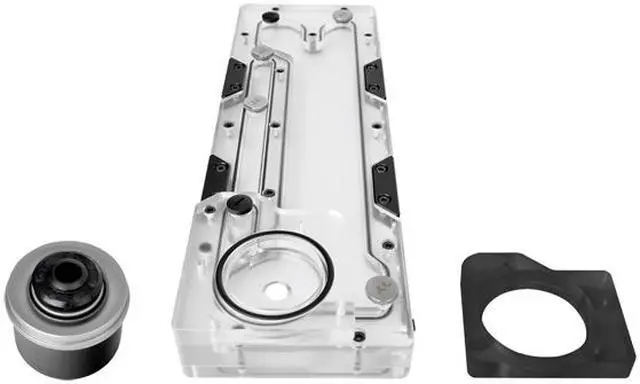 Alt view image 3 of 9 - Thermaltake DP100-D5 Plus, RBG Software Enabled (TT RGB Plus/Alexa/Razer Chroma/5V Motherboard), 250ml, 360mm Rad Supported, 5-Speed D5 Pump Distro Plate Combo CL-W263-PL00SW-A