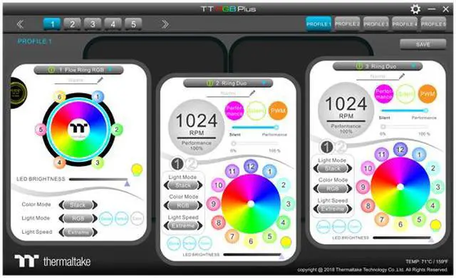 Alt view image 7 of 11 - Thermaltake Floe DX 360 Triple Riing Duo 16.8 Million Colors RGB 54 LED LGA2066 AM4 Ready Intel/AMD Liquid Cooling All-in-One CPU Cooler, CL-W256-PL12SW-B LGA 1700 Compatible
