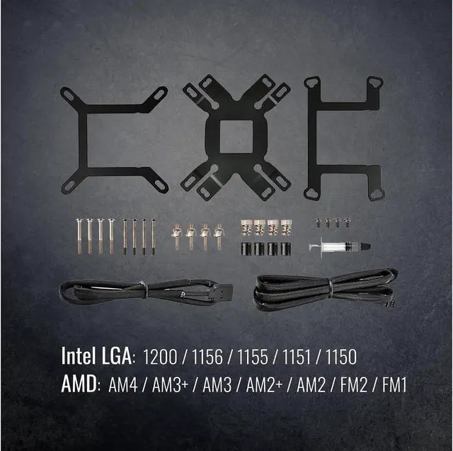 Alt view image 8 of 8 - Thermaltake TH240 ARGB Motherboard Sync Edition Intel/AMD All-in-One Liquid Cooling System 240mm High Efficiency Radiator CPU Cooler, CL-W286-PL12SW-A LGA 1700 Compatible
