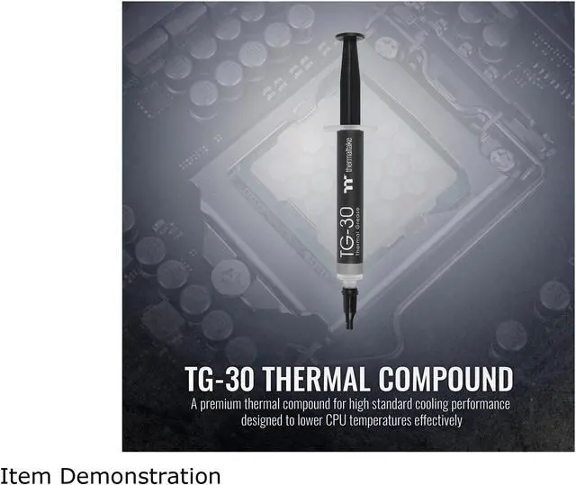 Alt view image 2 of 6 - Thermaltake TG-30 Premium CPU/GPU Heatsink Thermal Compound - 4g, CL-O023-GROSGM-A