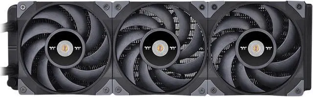 Alt view image 2 of 7 - Thermaltake TOUGHLIQUID 360 ARGB Motherboard Sync Edition AMD/Intel LGA1200 Ready All-in-One Liquid Cooling System 360mm High Efficiency Radiator CPU Cooler CL-W321-PL12BL-A LGA 1700 Compatible
