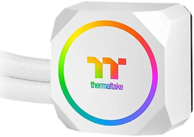 Alt view image 4 of 5 - Thermaltake Floe RC240 CPU & Memory AIO Liquid Cooler - White