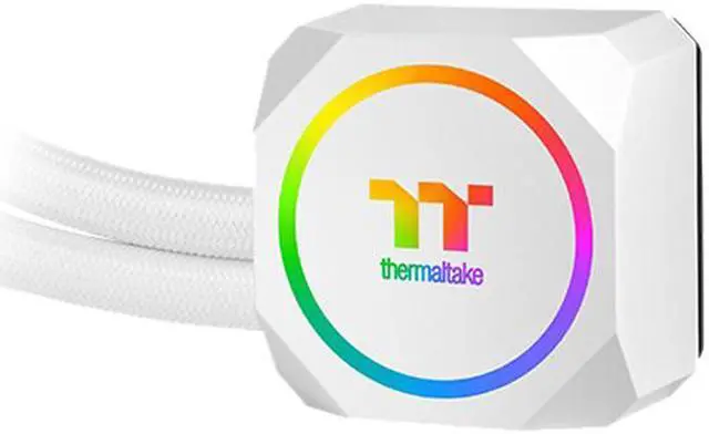 Alt view image 4 of 5 - Thermaltake Floe RC360 CPU & Memory AIO Liquid Cooler - White