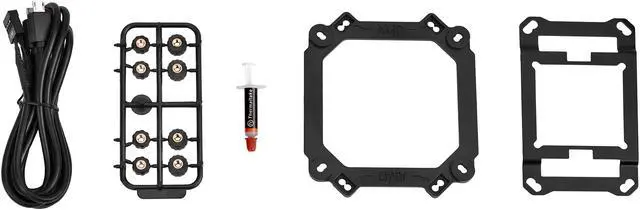 Alt view image 8 of 9 - Thermaltake Pacific MX2 Ultra 2.1 inch LCD Display Water Block, AMD/Intel (LGA 1700) Support, with Built-in Temp Sensor, CL-W332-CU00SW-A