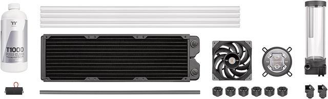 Main image of Thermaltake Pacific Tough C360 DDC Hard Tube Liquid Cooling KIT, (ToughFan/ W7 Non-RGB Water Block/ PR22-DDC Pump & Reservoir Combo) for Non-RGB Build, CL-W306-CU12BL-A