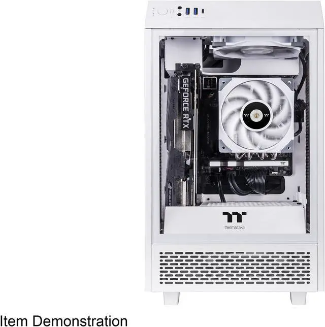Alt view image 8 of 8 - Thermaltake ToughFan 12 White High Static Pressure 2000 PWM, Metal-Reinforced Motor Hub, Gen.2 Hydraulic Bearing 120mm Case/Radiator Fan (Single Pack) CL-F117-PL12WT-A