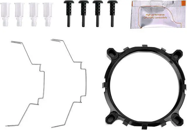 Alt view image 5 of 6 - Thermaltake Contac 9 SE 120W TDP CPU Cooler, Intel LGA 1700/ AMD AM4 Support, 92mm PWM Fan, CL-P106-AL09WT-A