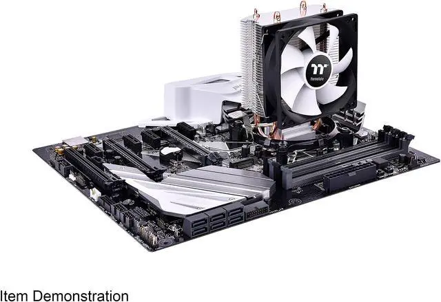 Alt view image 6 of 6 - Thermaltake Contac 9 SE 120W TDP CPU Cooler, Intel LGA 1700/ AMD AM4 Support, 92mm PWM Fan, CL-P106-AL09WT-A