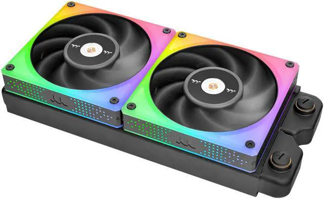 Alt view image 8 of 8 - Thermaltake TOUGHFAN 12 RGB Radiator Fan 3 Pack, 16.8 million RGB lighting, Max Air Flow 53.75 CL-F135-PL12SW-A