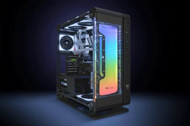 Alt view image 4 of 7 - Thermaltake Pacific Core P6 DP-D5 Plus Distro-Plate with Pump Combo, specifically designed for the Core P6 Chassis, 350ml Capacity, CL-W344-PL00SW-A