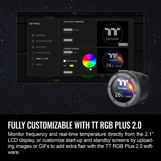 Alt view image 5 of 6 - Thermaltake TH420 V2 Ultra ARGB CL-W386-PL14SW-A Liquid / Water Cooling