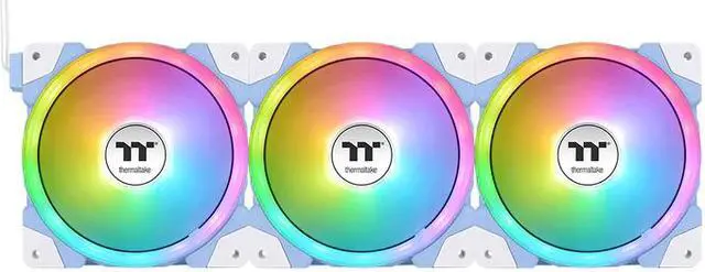 Alt view image 3 of 6 - SWAFAN EX14 ARGB Sync PC Cooling Fan Hydrangea Blue TT Premium Edition (3-Fan Pack)