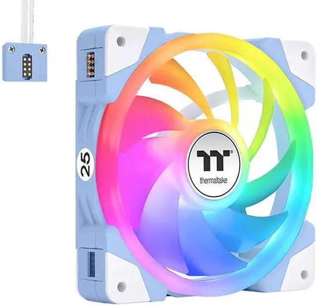 Main image of SWAFAN EX14 ARGB Sync PC Cooling Fan Hydrangea Blue TT Premium Edition (3-Fan Pack)