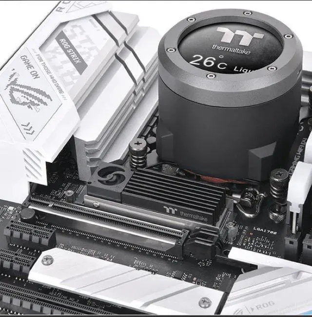 Alt view image 4 of 4 - Thermaltake MS-1 M.2 2280 SSD Cooler, Heatsink with 8000 RPM Micro Blower Fan, CL-O043-AL02BL-A