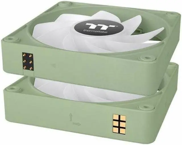 Alt view image 2 of 3 - Thermaltake CT120 EX ARGB Sync PC Cooling Fan Matcha Green (3-Fan Pack) - 3 Pack CL-F196-PL12MG-A