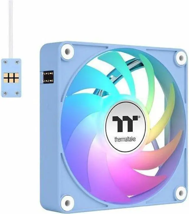 Alt view image 3 of 4 - Thermaltake CT140 EX ARGB Sync PC Cooling Fan Hydrangea Blue (3-Fan Pack) - 3 Pack CL-F197-PL14BU-A