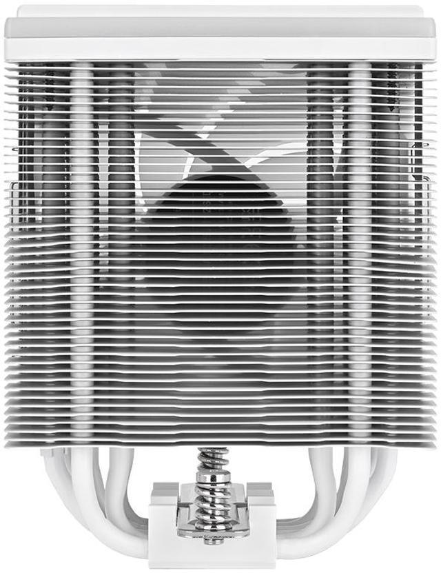Alt view image 5 of 11 - Thermaltake ASTRIA 400 ARGB CPU Cooler; 6 Copper Heat Pipes; 120mm PWM Fan; 500~1800RPM; Single Tower; Intel/AMD; 230W TDP; White; CL-P138-CA12SW-A