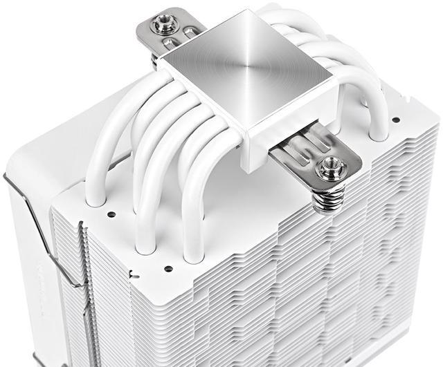 Alt view image 8 of 11 - Thermaltake ASTRIA 400 ARGB CPU Cooler; 6 Copper Heat Pipes; 120mm PWM Fan; 500~1800RPM; Single Tower; Intel/AMD; 230W TDP; White; CL-P138-CA12SW-A
