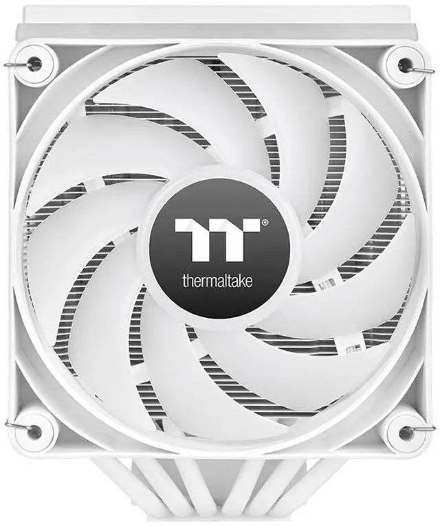 Alt view image 3 of 11 - Thermaltake ASTRIA 600 ARGB CPU Cooler; 6 Copper Heat Pipes; 2x120mm PWM Fans; 500~1800RPM; Dual Tower; Intel/AMD; 265W TDP; White; CL-P139-CA12SW-A