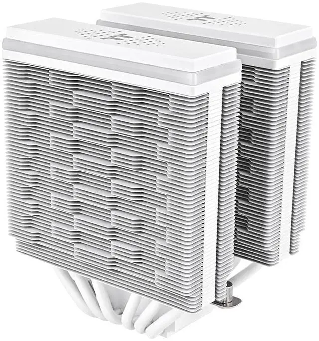Alt view image 7 of 11 - Thermaltake ASTRIA 600 ARGB CPU Cooler; 6 Copper Heat Pipes; 2x120mm PWM Fans; 500~1800RPM; Dual Tower; Intel/AMD; 265W TDP; White; CL-P139-CA12SW-A
