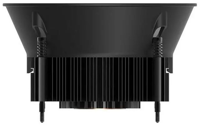 Alt view image 4 of 5 - Thermaltake UX150 ARGB CPU Cooler; Copper Base/Aluminum Fins; 130mm PWM Fan; 500~2400 RPM; LGA 1851/1700/1200/1156/1155/1151/1150; Infinity Mirror; 130W TDP; Black; CL-P146-CA13SW-A