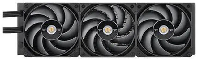Alt view image 2 of 7 - Thermaltake AW360 Liquid Cooler; Intel LGA 4677 - AMD sTR5/SP6; 360mm Radiator; 3x120mm 500~2000rpm PWM Toughfan Pro; Nickel-Plated Copper Block; Black; CL-W450-PL12BL-A