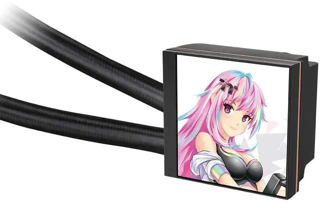 Alt view image 7 of 7 - Thermaltake MAGFloe 360 Ultra CPU Liquid Cooler/ Intel&AMD Compatible/ 3x120mm 500~2000rpm SWAFAN EX/ 360mm Radiator/ MAGForce 2.0/ 3.95" Square LCD/ Swappable Fan Blades/ Black/ CL-W432-PL12SW-A
