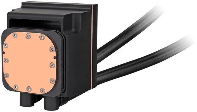 Alt view image 6 of 7 - Thermaltake MAGFloe 420 Ultra CPU Liquid Cooler/ Intel&AMD Compatible/ 3x140mm 500~2000rpm SWAFAN EX/ 420mm Radiator/ MAGForce 2.0/ 3.95" Square LCD/ Swappable Fan Blades/ Black/ CL-W451-PL14SW-A