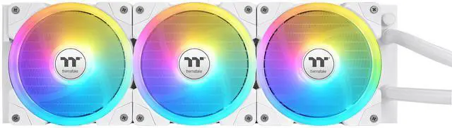 Alt view image 2 of 7 - Thermaltake MAGFloe 420 Ultra CPU Liquid Cooler/ Intel&AMD Compatible/ 3x140mm 500~2000rpm SWAFAN EX/ 420mm Radiator/ MAGForce 2.0/ 3.95" Square LCD/ Swappable Fan Blades/ Snow/ CL-W452-PL14SW-A