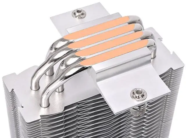 Alt view image 2 of 6 - Thermaltake UX400 ARGB CPU Cooler; 4xØ6mm Copper Heatpipes; 120mm PWM Fan; 700~1800 RPM; Intel/AMD Compatible; Single Tower; 240W TDP; Black; CL-P142-AL12SW-A