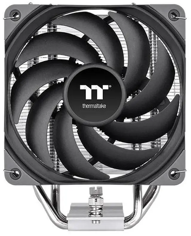 Alt view image 2 of 6 - Thermaltake UX500 CPU Cooler; 5xØ6mm Copper Heatpipes; 120mm PWM Fan; 700~1800 RPM; Intel/AMD Compatible; Single Tower; 260W TDP; Black; CL-P150-AL12BL-A