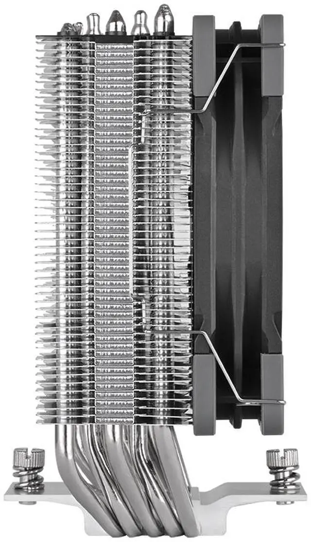 Alt view image 5 of 7 - Thermaltake UX500 ARGB CPU Cooler; 5xØ6mm Copper Heatpipes; 120mm PWM Fan; 700~1800 RPM; Intel/AMD Compatible; Single Tower; 260W TDP; Black; CL-P144-AL12SW-A