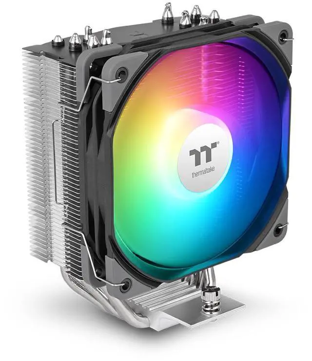 Main image of Thermaltake UX500 ARGB CPU Cooler; 5xØ6mm Copper Heatpipes; 120mm PWM Fan; 700~1800 RPM; Intel/AMD Compatible; Single Tower; 260W TDP; Black; CL-P144-AL12SW-A