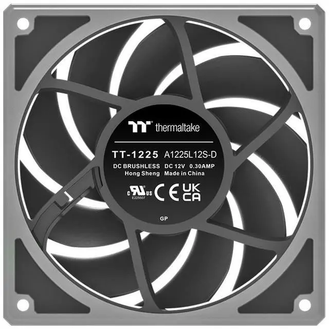 Alt view image 4 of 9 - Thermaltake Toughfan EX 120 ARGB Sync; 120mm; PWM 500~2000 RPM; MagForce 2.0; 2.86mm-H2O Static Pressure; Airflow 59.34 CFM; Hydraulic Bearing; 5V 3-Pin Motherboard Sync; 3-Pack; Black; CL-F210-PL12SW-A