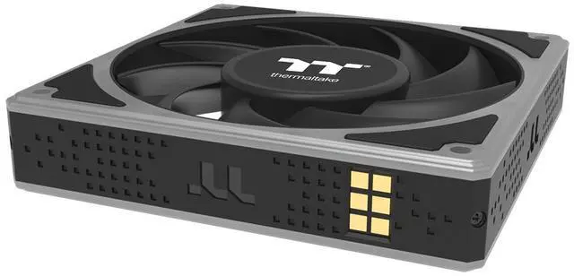 Alt view image 5 of 9 - Thermaltake Toughfan EX 120 ARGB Sync; 120mm; PWM 500~2000 RPM; MagForce 2.0; 2.86mm-H2O Static Pressure; Airflow 59.34 CFM; Hydraulic Bearing; 5V 3-Pin Motherboard Sync; 3-Pack; Black; CL-F210-PL12SW-A