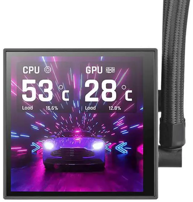 Alt view image 4 of 4 - Thermaltake LB360 Ultra ARGB Sync AIO Liquid Cooler - Black - CL-W507-PL12SW-A