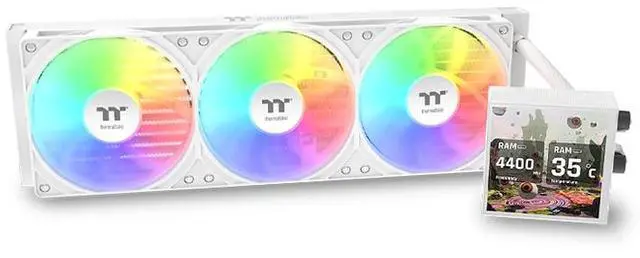 Main image of Thermaltake LB360 Ultra ARGB Sync AIO Liquid Cooler - Snow - CL-W508-PL12SW-A