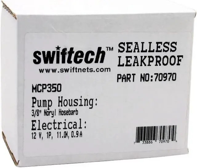 Alt view image 6 of 6 - Swiftech MCP350 12 VDC Pump