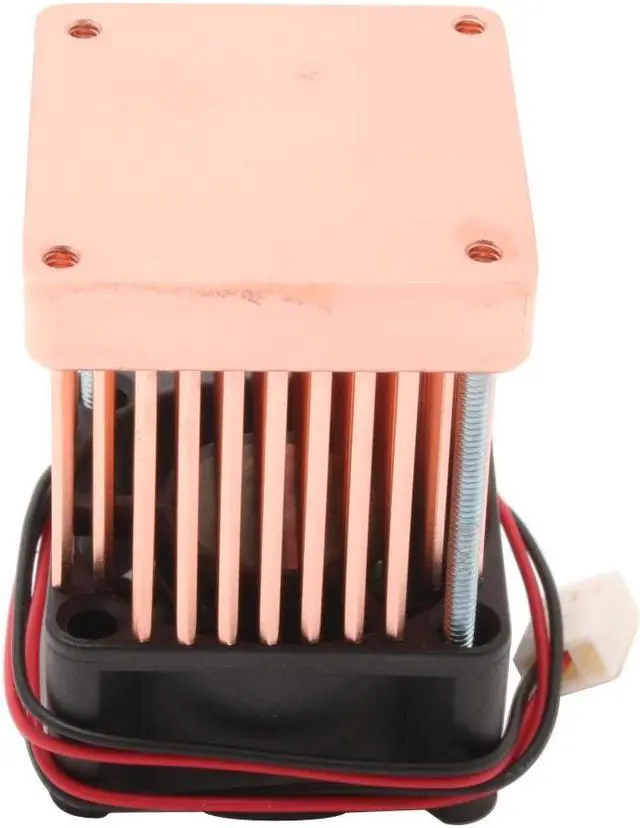 Alt view image 3 of 5 - Swiftech MCX159-CU Copper C110 Fan & Heatsinks