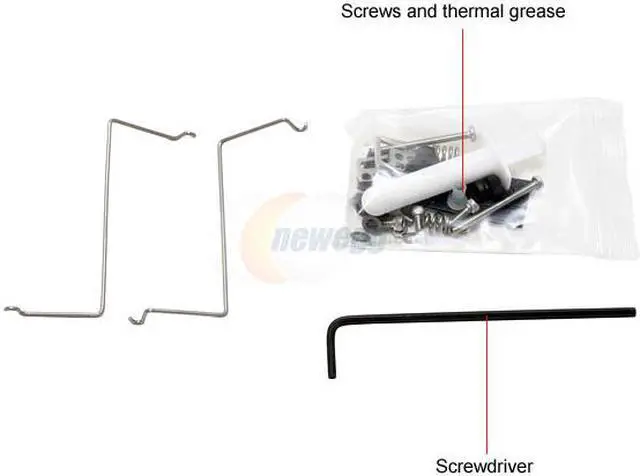 Alt view image 4 of 5 - Swiftech MCX159-CU Copper C110 Fan & Heatsinks