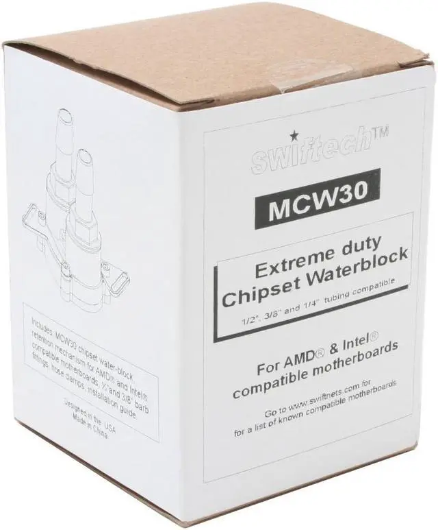 Alt view image 5 of 5 - Swiftech MCW30 Chipset Cooling Water-block