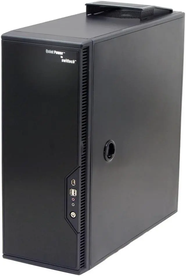 Alt view image 12 of 18 - Swiftech Quiet Power P180 Liquid Cooling System with Antec P180B case