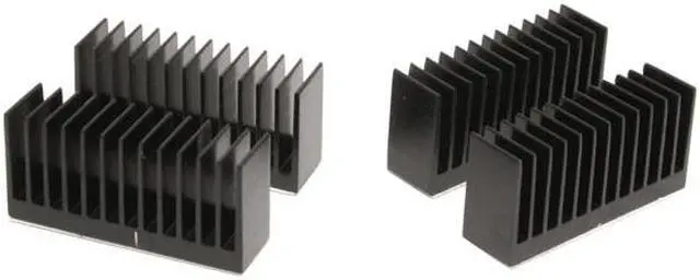 Alt view image 2 of 3 - Swiftech MC21 Anodized Aluminum Heatsinks only