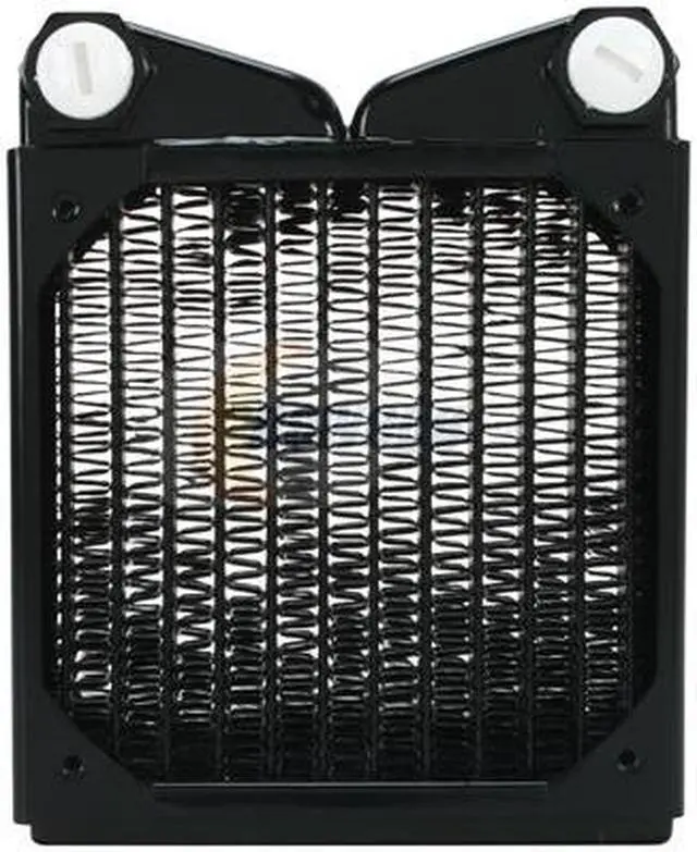 Alt view image 2 of 4 - Swiftech MCR120-QP-STACK 120mm radiator, Stackable, Black, with screws, snap-rivets and (4) custom short barb fittings