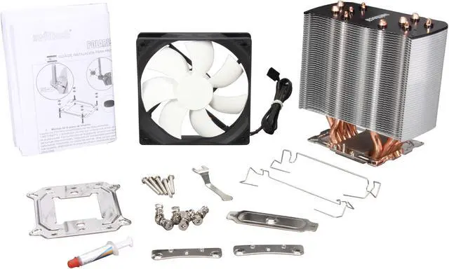 Alt view image 6 of 7 - Swiftech Polaris 120 120mm Hydraumatic High Performance Heat Pipe Heatsink for Intel & AMD processors