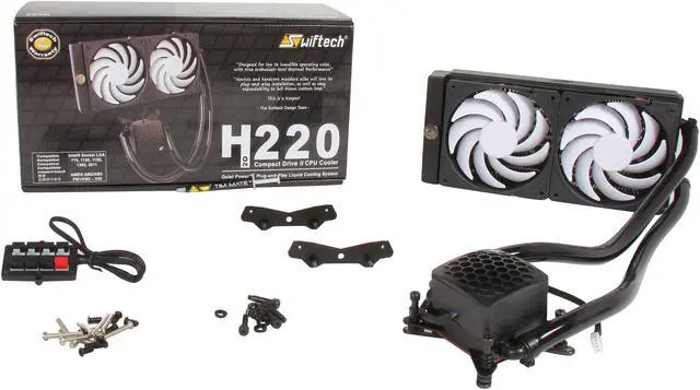 Alt view image 6 of 6 - Swiftech H220 Water Cooler